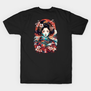 Japan Geisha Gothic T-Shirt